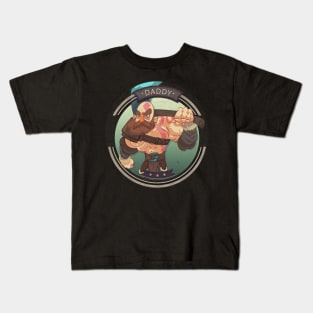 Daddy Kratos Kids T-Shirt